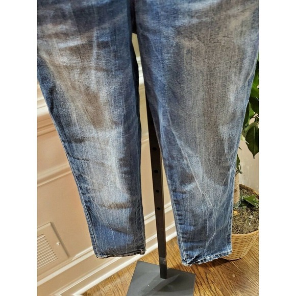 Dollhouse Women's Blue Denim Cotton Scoop Neck Casual Jeans Jumpsuit Size 3 - Picture 4 of 12